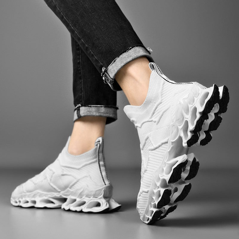 Tênis Masculino Casual Masculino Tênis Masculino de Luxo Tênis Masculino de Corrida Respirável Sapatos da moda Loafers Tênis de corrida para homens