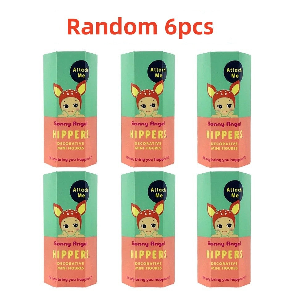 Hot S Angel Blind Box Sonho Fofo Angel Hippers Série Mistério Caixa Minifigura Enfeite Boneca Presente de Natal para Crianças