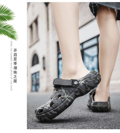 Men Shoes Slippers Men Garden Flat Sandals Platform Sandals Man Summer Sandals 2025 Male Sneakers Outdoor Flip Flops Home Clogs