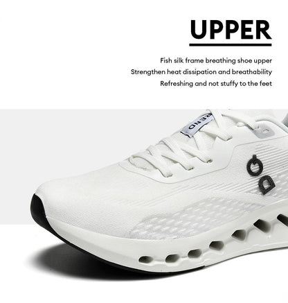 Men's Cushioned Running Shoes Energy Return Breathable Knit Arch Support Shock Absorption Marathon Women Casual Sneakers