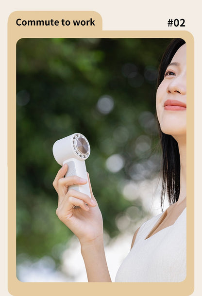 Mini Ar Condicionado Portátil Climatizador Evaporativo Recarregável USB 2000mAh Ventilador de Mão para Acampamento ao Ar Livre Mini Aparelho de Ar Condicionado