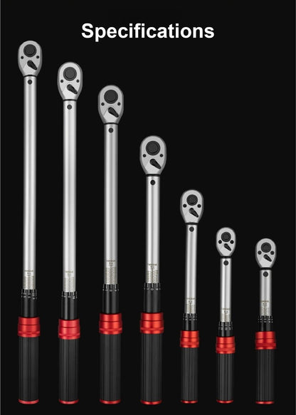 Kit de Chave de Torque Ajustável Multi-Drive 1/4"3/8"1/2"1–3000 N·m Conjunto de Ferramentas de Catraca Profissional de Alta Precisão com Pré-ajuste por Clique