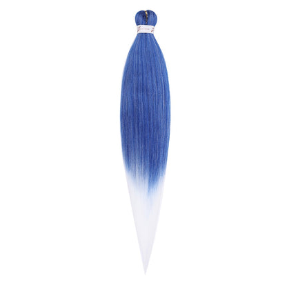 Cabelo Sintético Trançado Pré-esticado Profissional Sem Coceira Fibra Que Sela Em Água Quente 30'' Ombre Textura Yaki Extensões de Cabelo para Trança