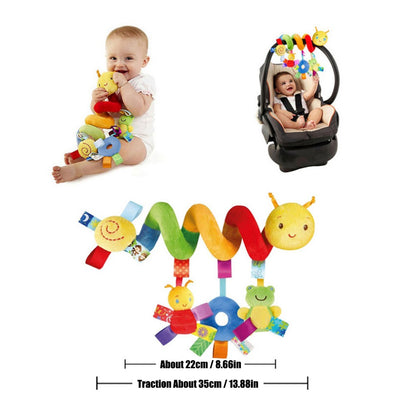 Colorful Label Bed for Infants and Young Children,Hanging Baby Comfort Toys around the Bed,Safety Seat Comfort Toys