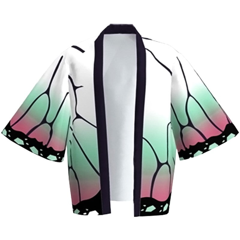 Ghost Slayer Cosplay Cloak Demon Slayer Adult and Children's Cos Set Charcoal Jilang Ni Dou Printed Clothes