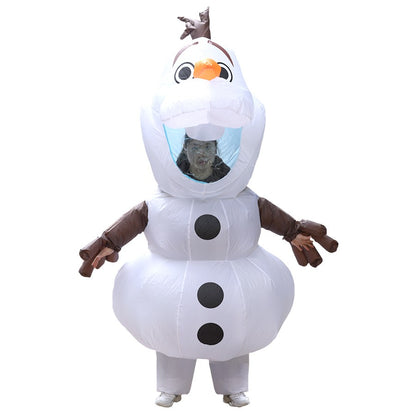 Cute and Unique Standing Shark Shaped Inflatable Suit Funny Ballet Inflatable Suit Suitable for Halloween Christmas Play Props