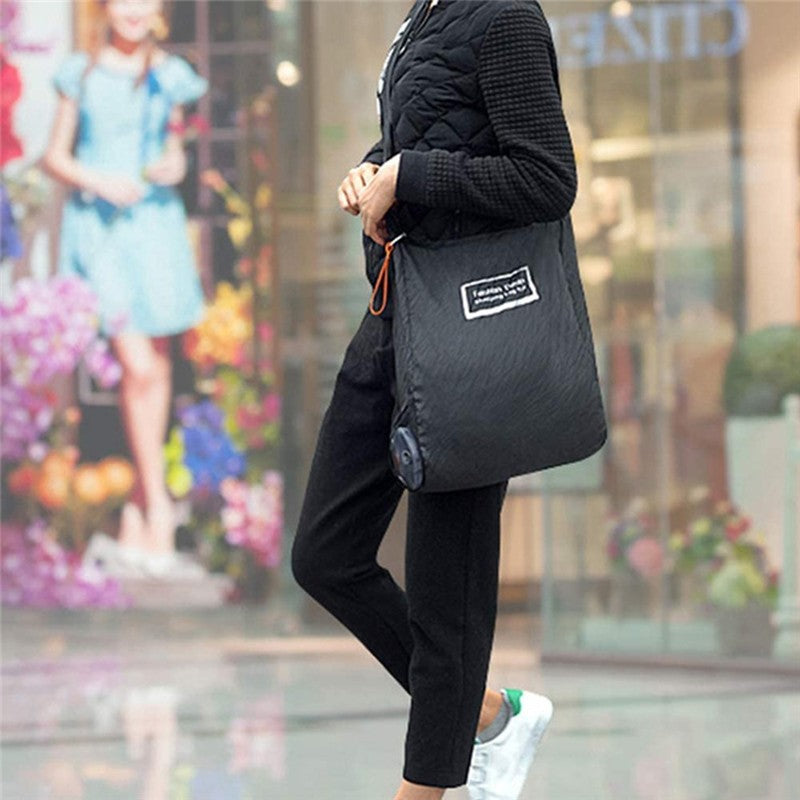 Multifunctional Shopping Storage Bag, Eco, Reusable, Super Small, Portable, Folding, Telescopic Disc, Supermarket