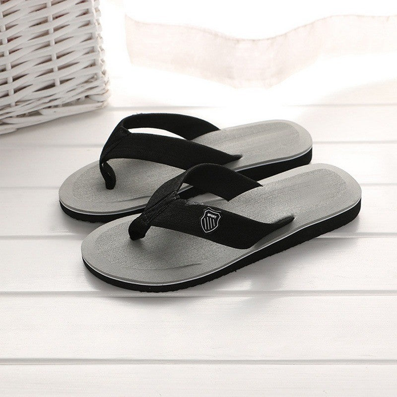 Casual Flip Flops For Men Slippers Beach Sandals Summer Non-Slip Flat Slides Men Slippers Indoor House Shoes Man Male Slipper