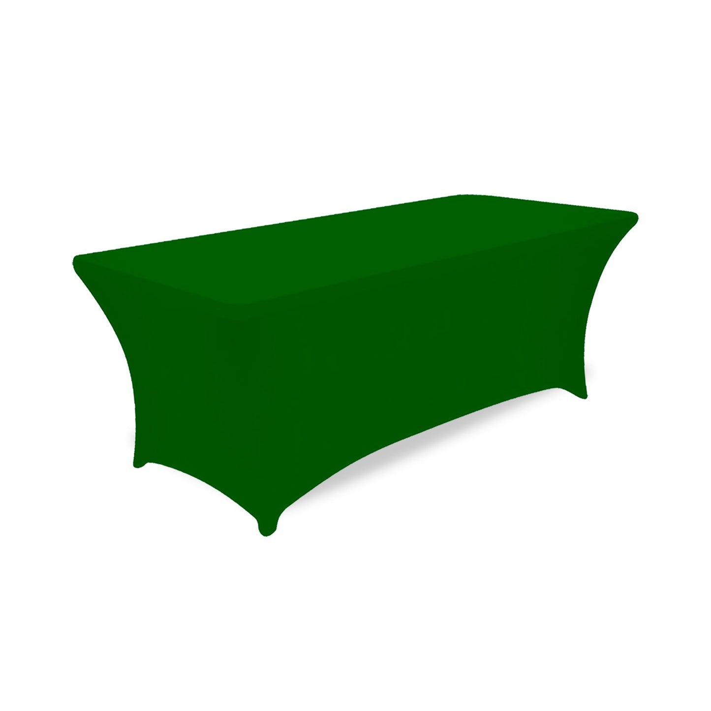 Hot Selling 6ft Trade Show Polyester Tablecloths Waterproof Fitted Stretch Spandex Table Cover Custom Printed Logo for Banquets