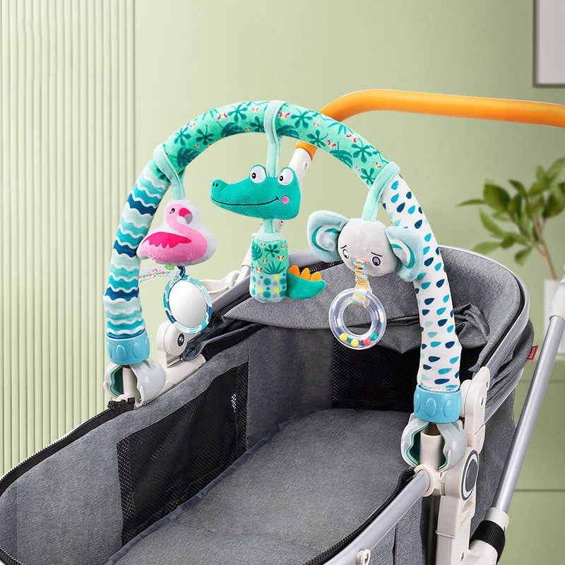 Baby Toy Toddler Cribs Cradles Hanging Bell Baby Stuff Newborn Stroller Stroller Play Arch Bed Toys for Babies 0 12 Months