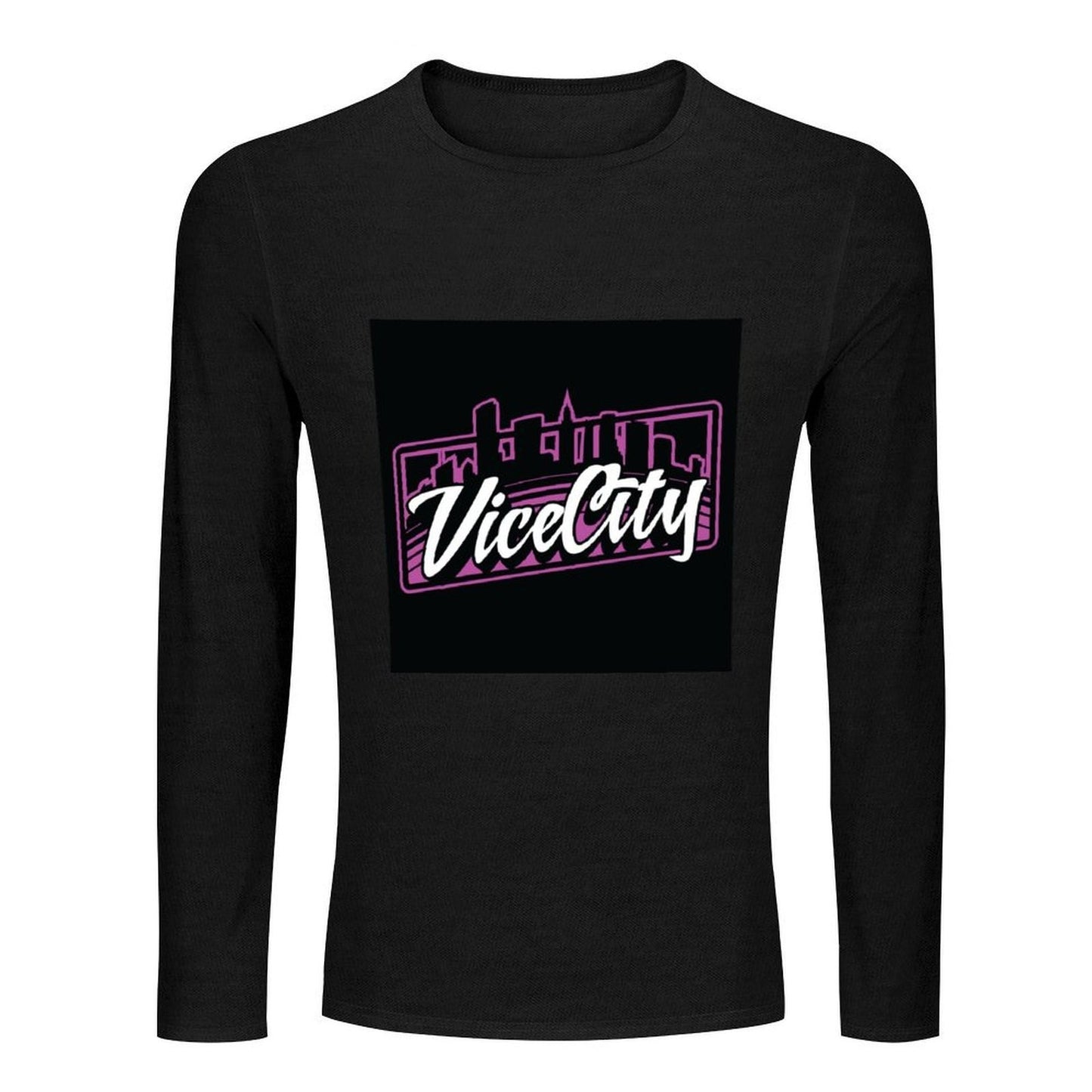 Vice City - Black GTA Edition Long T-Shirt sweat shirt oversized t shirts Men's t-shirt