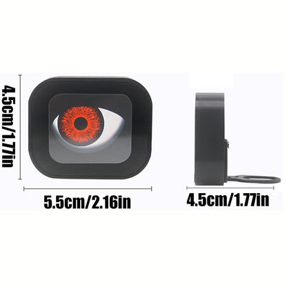 2pcs Motorcycle Devil Eyes Rearview Mirror Light Universal Dynamic LED Motorcycle Bike Handle Devil Eye with Switch Control
