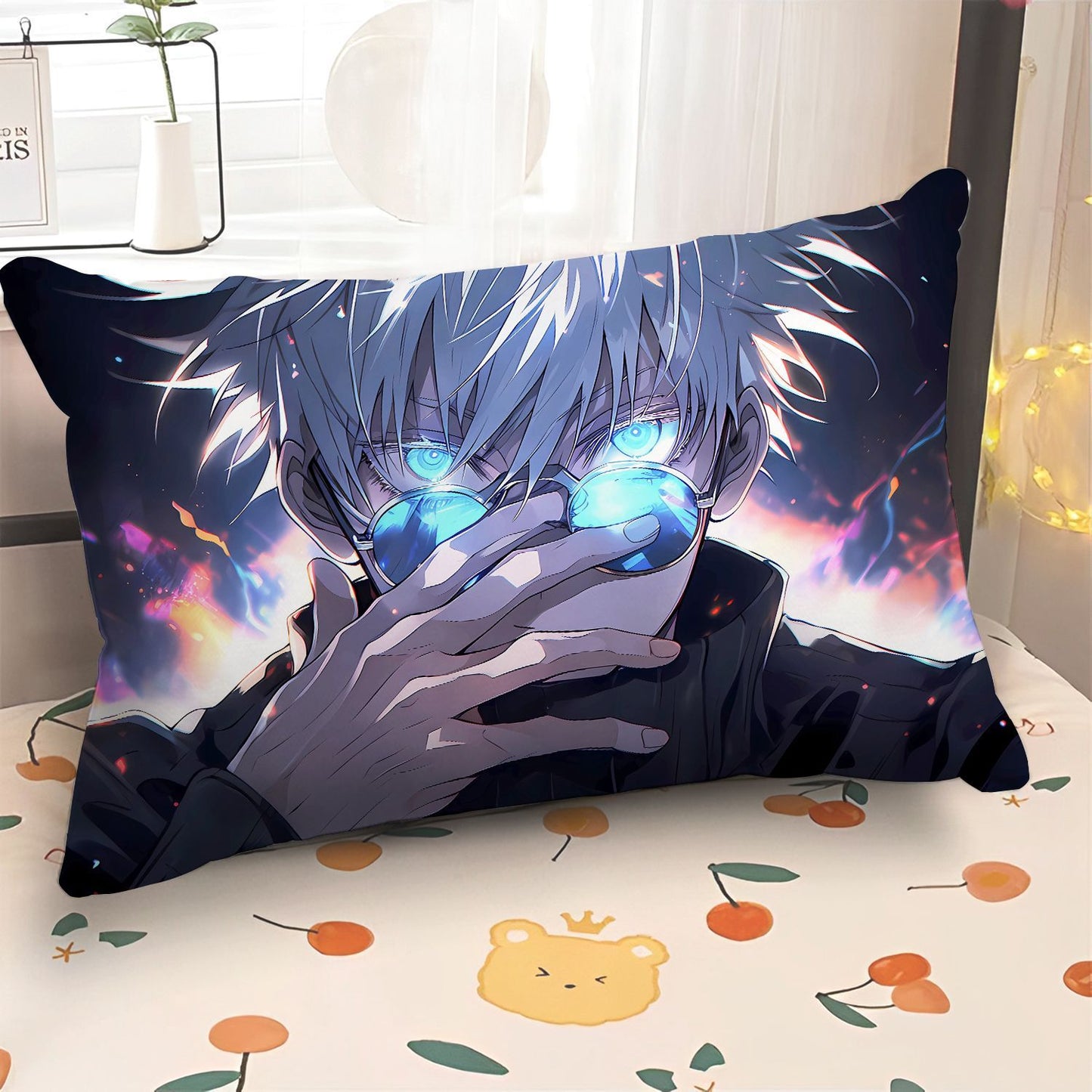Jujutsu Kaisen peripheral pillow double side pillowcase Cartoon anime Itadori Yuji bedroom bed pillow Gojo Satoru soft pillow