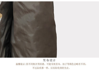 Nerazzurri Autumn Winter Long Luxury Elegant Chic Thick Warm Woolen Polo Coat for Men Double Breasted Wool & blends Overcoat