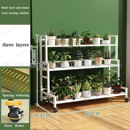 Plant Stand Flower Rack 3 Or 4 Tier Flower Pot Shelf Storage Organizer Display Rack For Indoor Garden Balcony Floor Stand