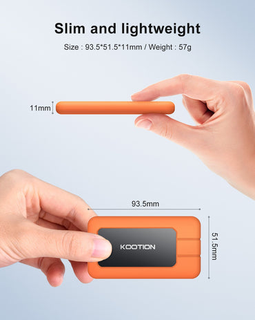 KOOTION X1Max 2TB External SSD Hard Drive HD Externo USB 3.2 GEN 2 Portable SSD 512GB 1TB Mini PSSD for Laptops Desktop PS4 PS5