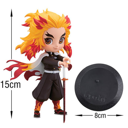 15cm Anime Demon Slayer Kimetsu no Yaiba figura Kamado Tanjirou Action Figure Agatsuma Zenitsu Nezuko Guerreiro PVC Modelo Brinquedos