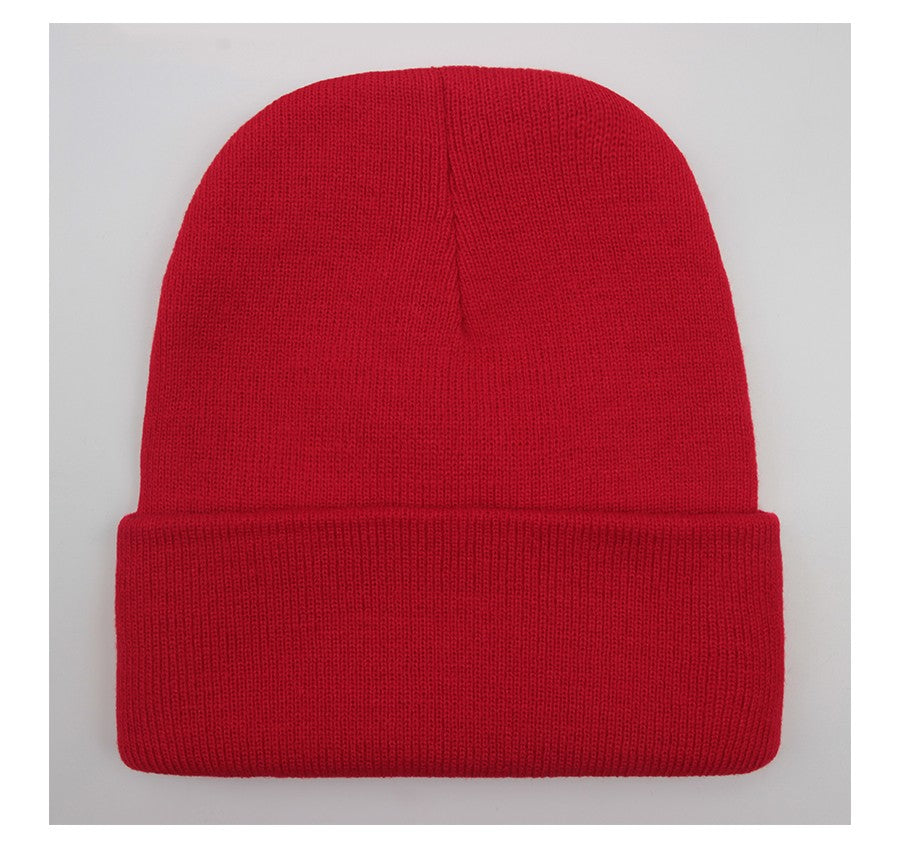 Touca Sólida Unissex Outono Inverno, Mistura de Lã, Macia e Quente, Boné de Tricô Masculino Feminino, Gorro, Toucas de Esqui, 24 Cores