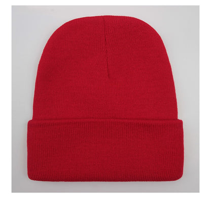 Touca Sólida Unissex Outono Inverno, Mistura de Lã, Macia e Quente, Boné de Tricô Masculino Feminino, Gorro, Toucas de Esqui, 24 Cores