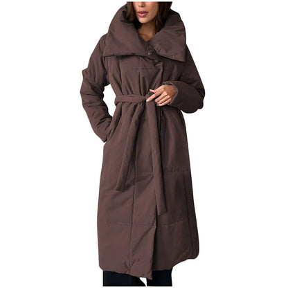 New Winter Women's Large Quilt Cotton Clothes Fashion Loose Long Overcoat Warm Cotton Jacket Female Cold Padded Jacket ?? ????