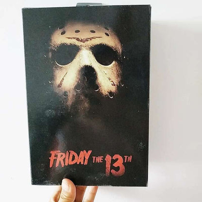 O 13º Brinquedo de Figuras NECA Sexta-Feira 13 Freddy Jason Voorhees Figura de Ação de Sangue Modelo Colecionável do Jason Presentes de Natal Halloween