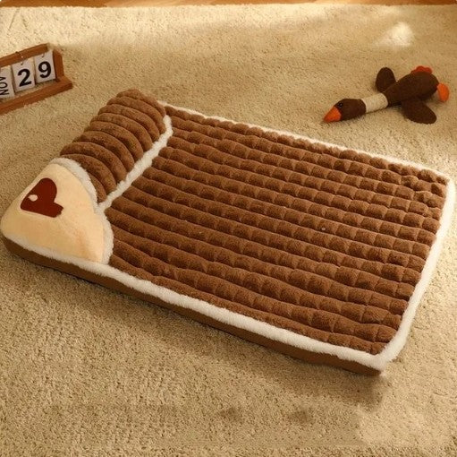 Cama para Cães Lavável à Máquina Almofada Ortopédica Removível para Filhotes Travesseiro de Espuma Viscoelástica para Cães e Gatos de Pequeno Médio e Grande Porte