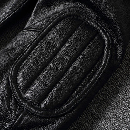 Men Imatition Leather Retro Stand Collar Jacket PunkStyle Coat Motorcycle Clothe