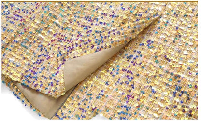 High-quality Sequined Suits Men Clothing Gold / Silver Autumn / Winter New Male Wedding Banquet Party Dress Blazer and Pant