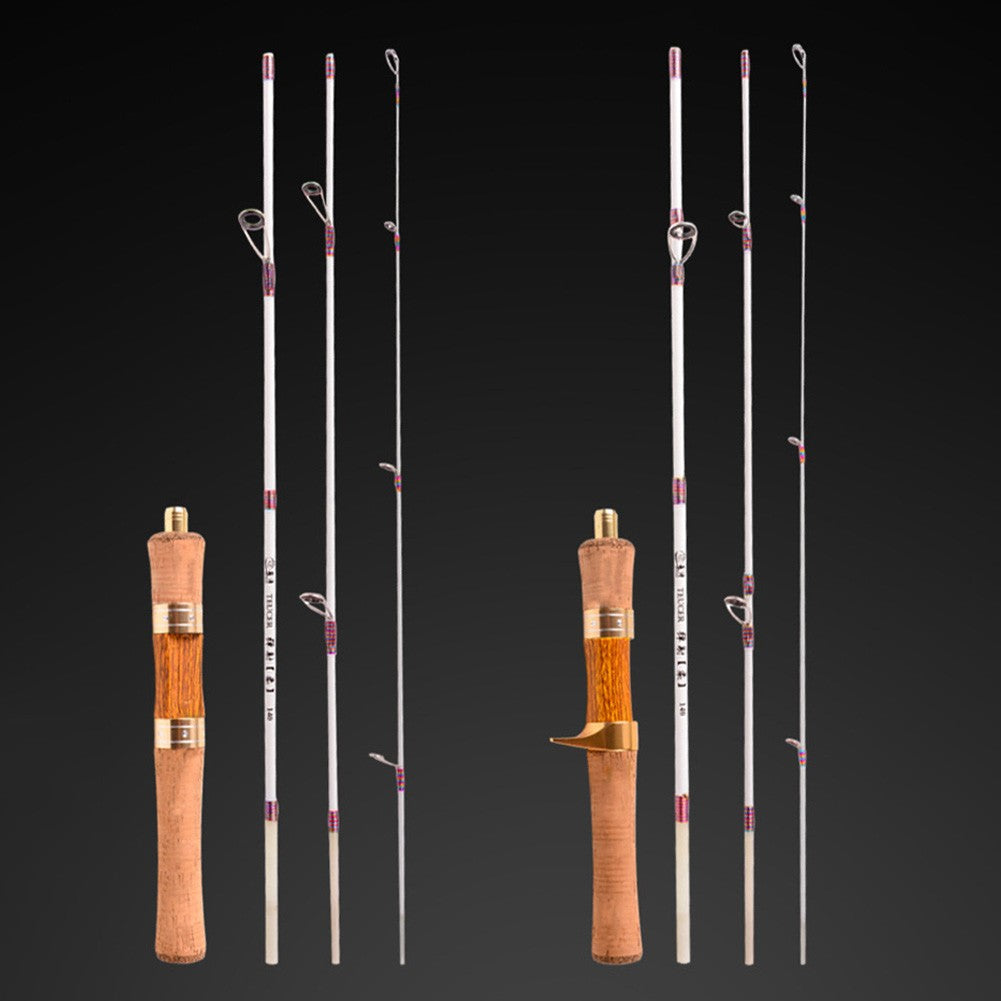 Vara de Pesca Telescópica XUL Macia Ultraleve Mini Vara de Pesca Rotativa Portátil Varas de Pesca de 4 Seções de Fibra de Vidro Equipamento de Pesca