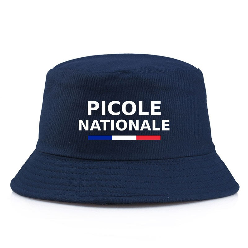 Summer Picole Nationale Bob Man Reversible Bucket Hat Women Cotton Fisherman Cap Unisex Outdoor Sport Sun Activities Panama