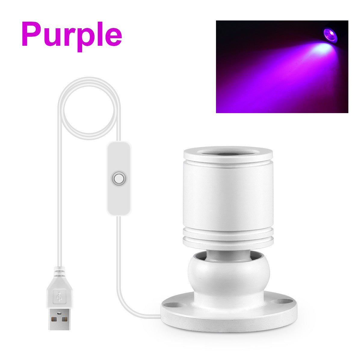 Colorful Led Spotlight USB 5V Mini Ceiling Spot 1W Showcase Pattern Showcase Light Room Decor