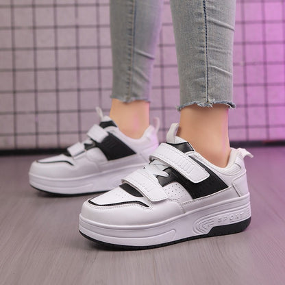 New Children's Roller Skates Boys Girls Double Wheel Unisex Roller Skates Shoes New Sneakers  Outdoor Sports Casual Shoes