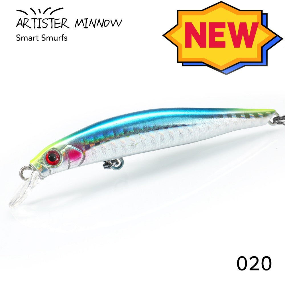Isca de Pesca de Truta Hunthouse Isca Rígida Sinking Jerkbait 70/80/105mm 7/8.5/18.5g Artist Minnow Isca de Pesca Marinha Twitch Para Robalo