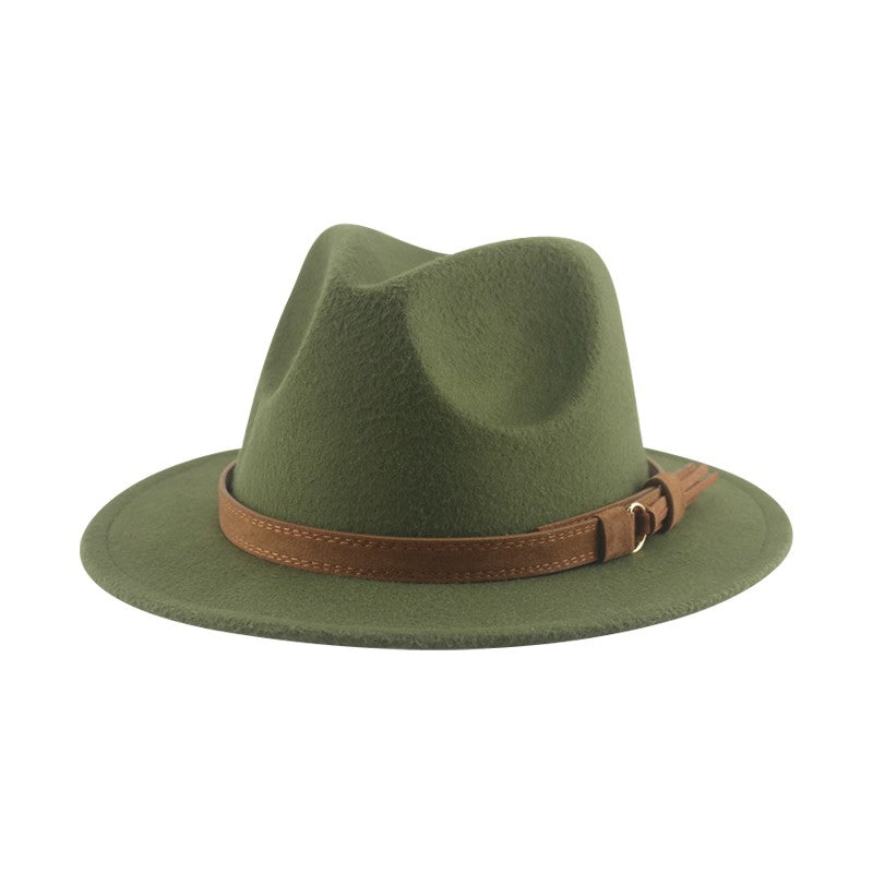 Hats for Women Fedoras Girls Hat Boys Hat Felted Kids Baby Caps Small 52cm 54cm Belt Wedding Cute Kid Fedoras Sombreros De Mujer