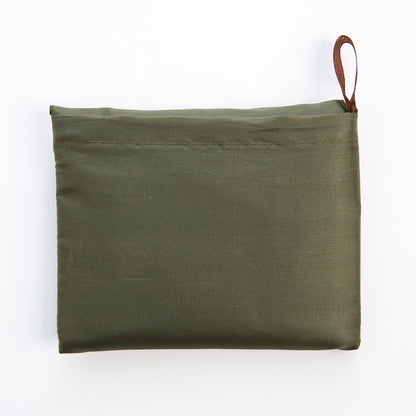 Thick leisure style nylon large handbag environmental friendly reusable polyester portable shoulder bag foldable shopping bag