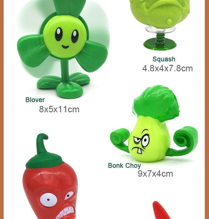 PLANTS VS ZOMBIES 2 Toys Full Set New Role Pea Shoote Alliance Bullet Ejection Attack Walking Dead Children's Gifts Delivery Bag