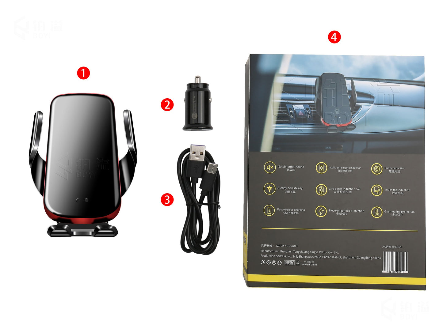 Suporte de Celular Automotivo Para Mercedes Benz GLE W166 2015-2019 Suporte de Celular Base de Suporte Fixo Especial Acessórios de Carregamento Sem Fio