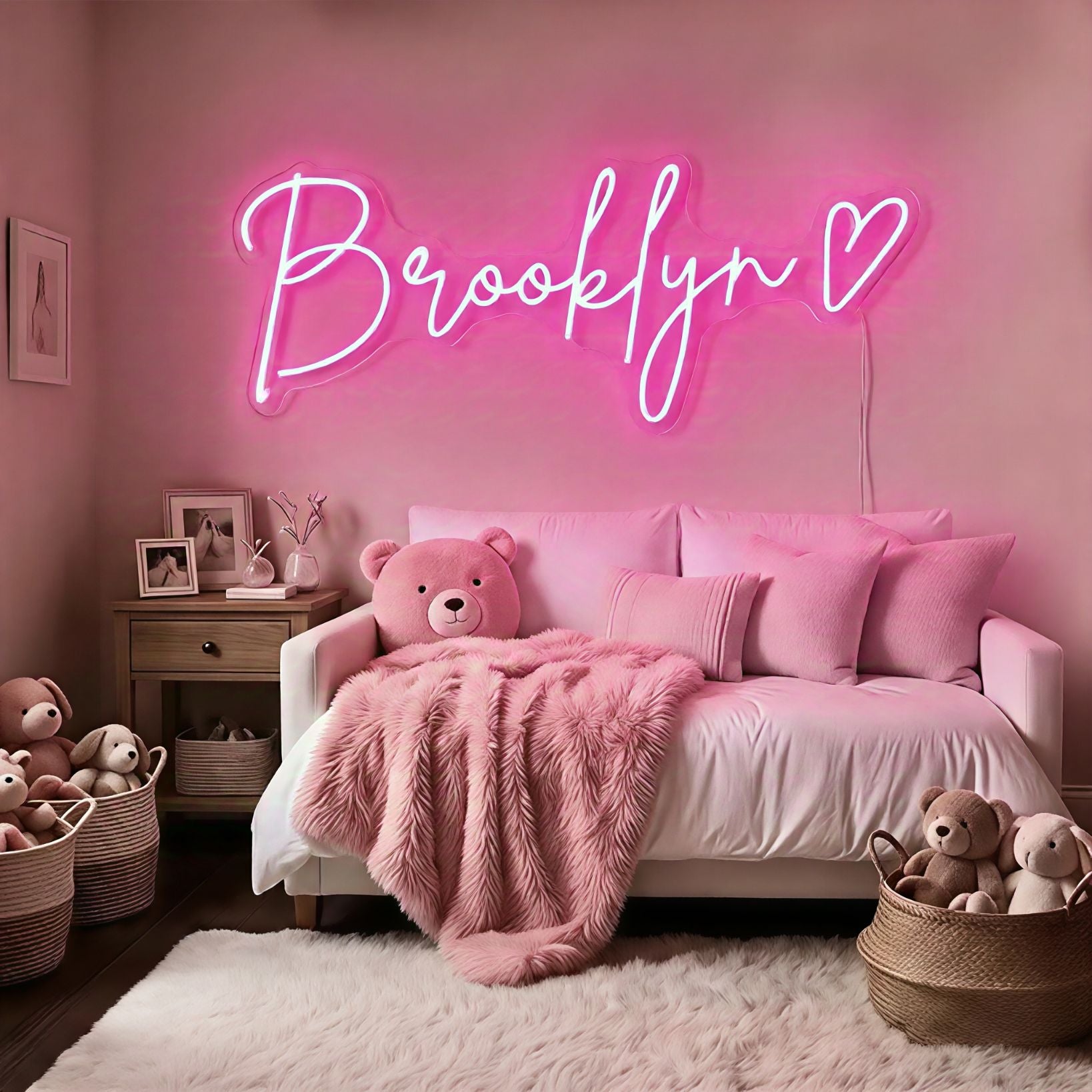 Custom Name Neon Sign Personalized Birthday Gifts Decoration Bedroom Wall LED Neon Lamp Your Text Business Logo Night Light