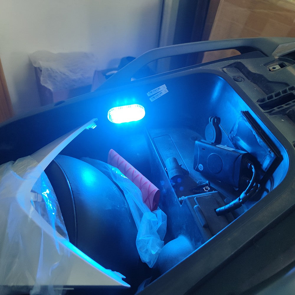 Luz Moto para Forza 350 300 SH 150 PCX LEAD 110 Piaggio Medley NMAX 150 125 TMAX Almofada de Assento Balde de Armazenamento Mini Luz LED USB