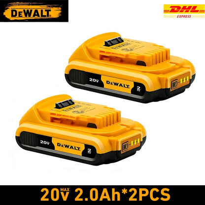 100% Original DeWalt 20V Furadeira de Impacto a Bateria de Lítio Recarregável sem Escova Furadeira Multifuncional Furadeira Elétrica Dcd805.