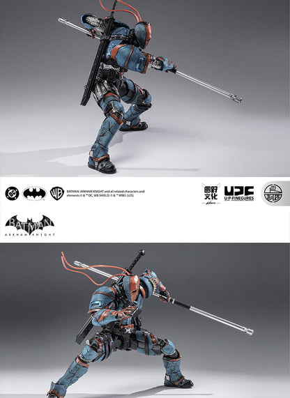 Em estoque Lpzz Dc002 Deathstroke Arkham Knight Batman Boneco de Ação Brinquedo Colecionável de Presente