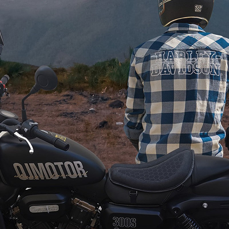 Almofada de Assento de Moto Antiderrapante Inflável 3D para Moto Almofada de Ar para Alívio de Pressão Acessórios de Moto