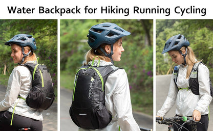 1 Mochila de Hidratação Leve, Mochila de Hidratação para Corrida com Reservatório de Água de 2L para Ciclismo