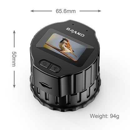 Câmera de Oculares WiFi Eletrônica 1920X1080 Tela de Alta Definição de 1.5'' Gravador Portátil para Telescópios com Conexão APP
