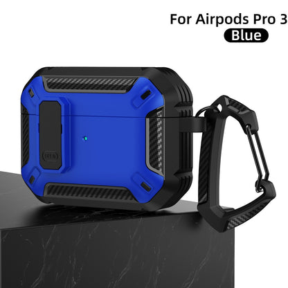 Earphone Case for AirPods Pro 3 Secure Lock Case Cover Accessories with Cleaner Kit Protective Hard Armor for AirPods Pro 3 Case