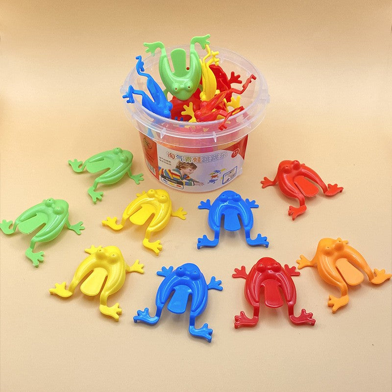 12/24/36pcs Mixed Color Jumping Frog Bounce Fidget Toys Antistress Relieve Family Game Birthday Party for Children Boy Gifts