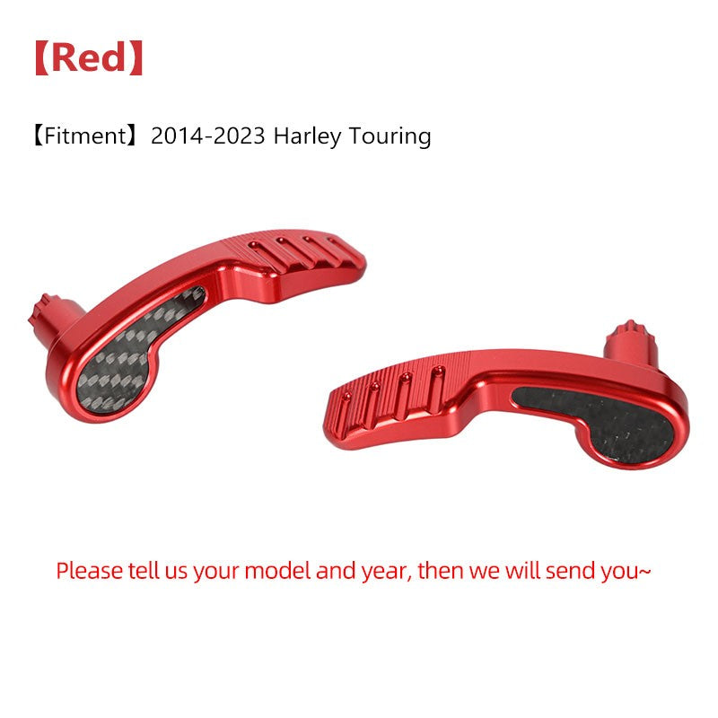 Para Harley Touring Road/Street Glide FLHR FLHTK 2014-2023 Kit de Travas de Alforje de Fibra de Carbono Levantador de Travas de Alforje