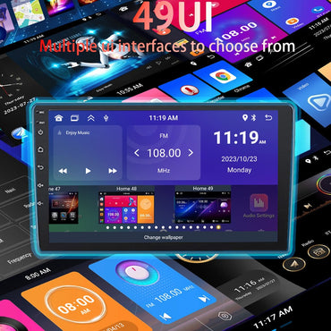 MTIJIEY 2+32G 2Din Car Radio Carplay Android Auto 10" Universal Multimedia Player FM GPS WIFI For Toyota VW Hyundai Kia Nissan