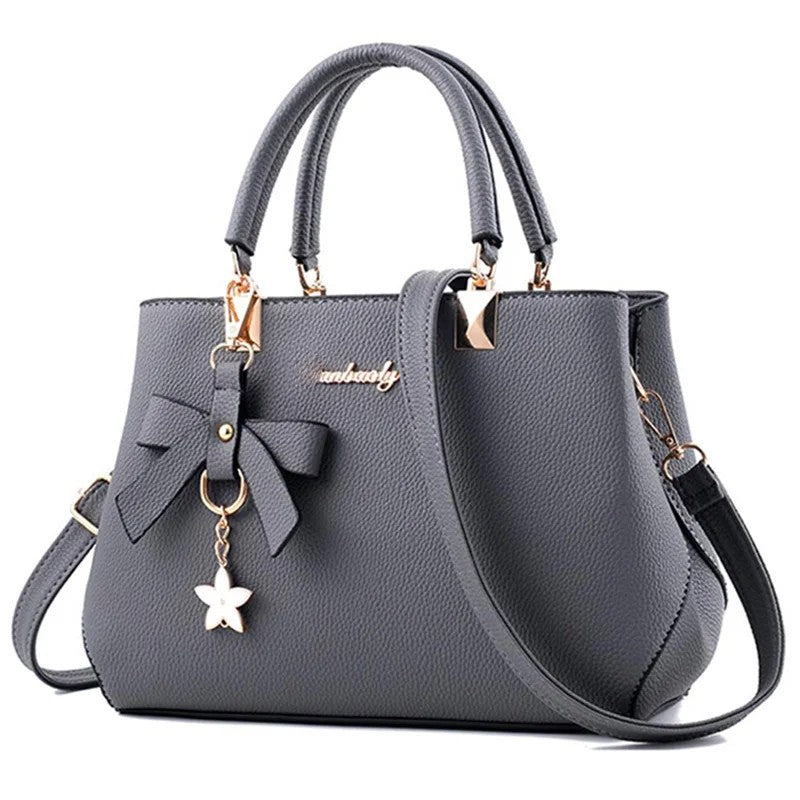 New  Elegant Shoulder Bag for Women Luxury Designer Handbags Female Bags Plum Bowknot Sweet Messenger Crossbody Bag