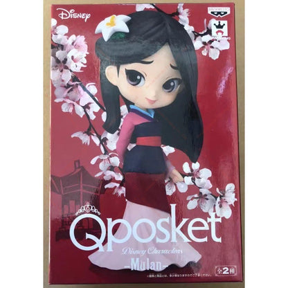Em Estoque Bandai Qposket Branca de Neve Mulan Alice Coleção de Brinquedos Presentes